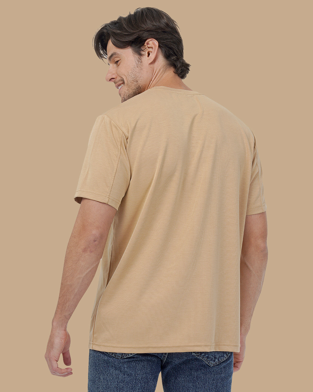 Camel Cotton T-shirt