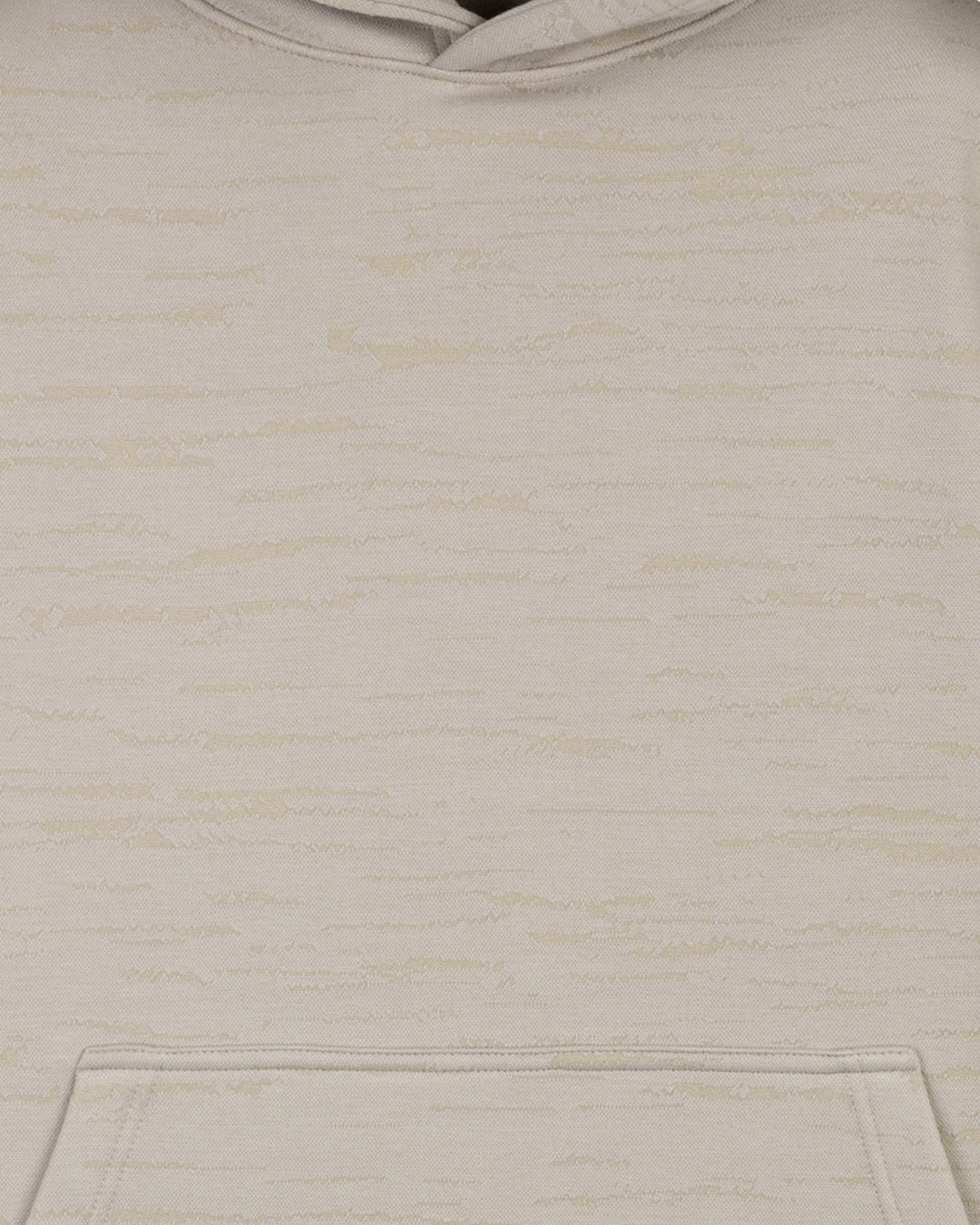 Grey Knitted Cotton Hoodie