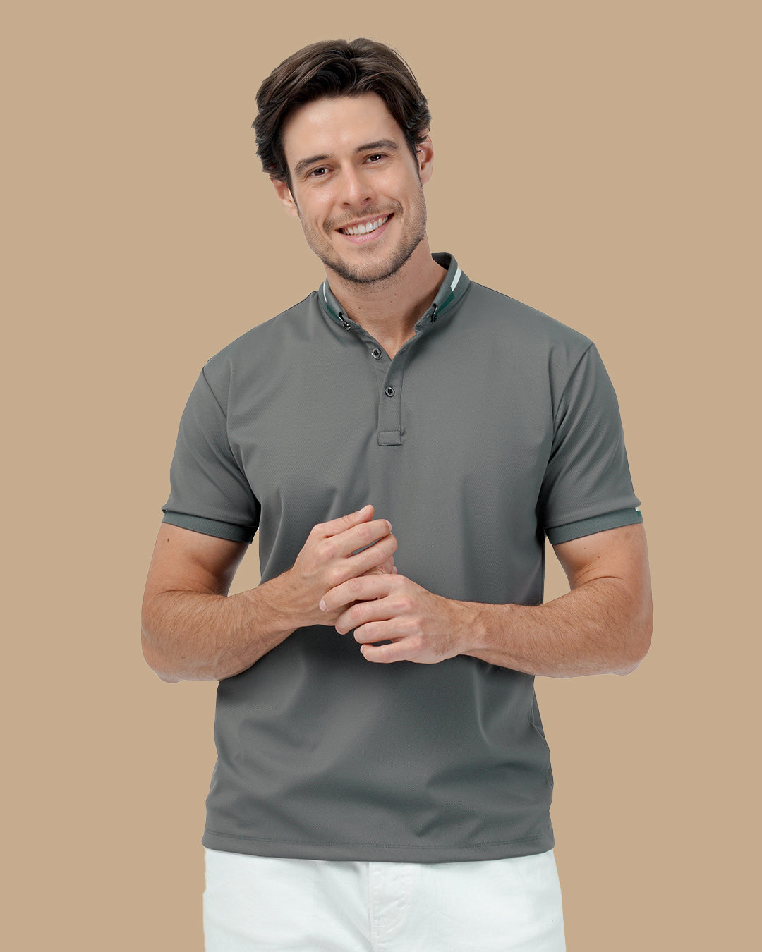 Oil Cotton Polo Shirt