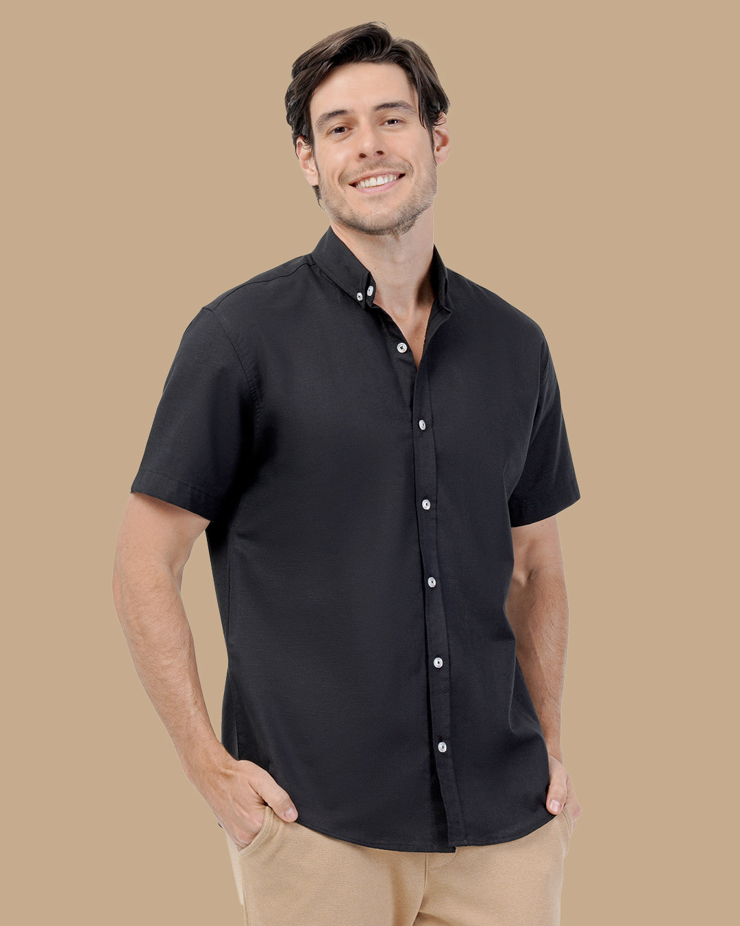 Black Linen shirt
