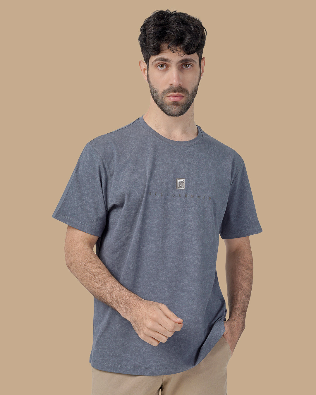 Petrol Cotton T-shirt