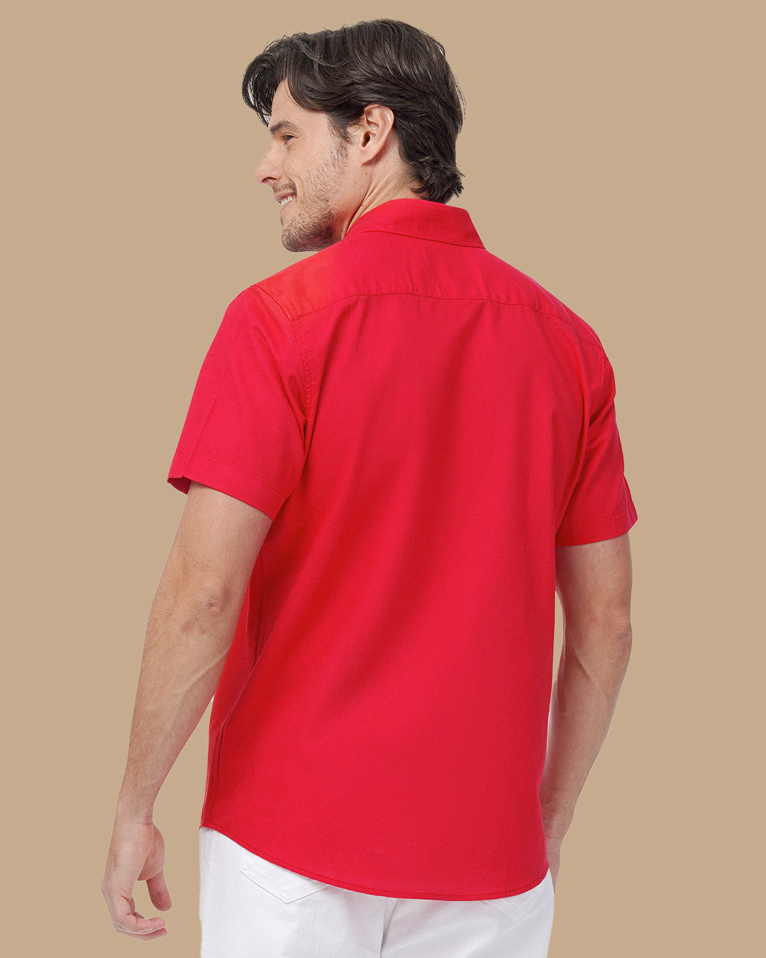 Red Linen shirt