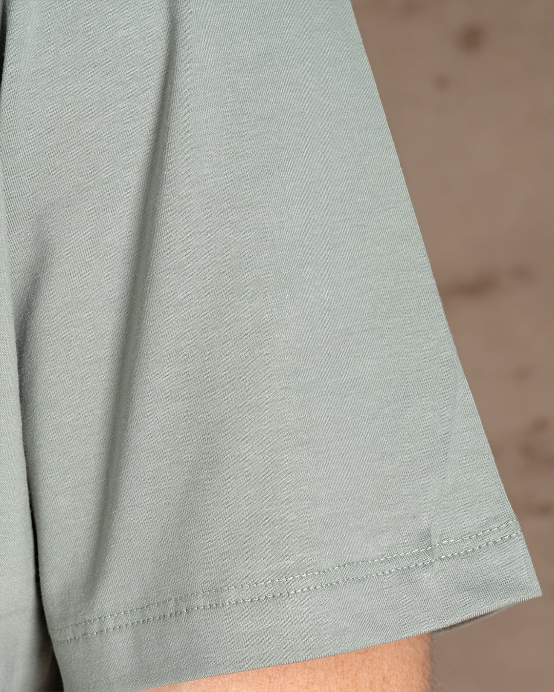 Dark Mint Dual-sided printed Cotton T-shirt