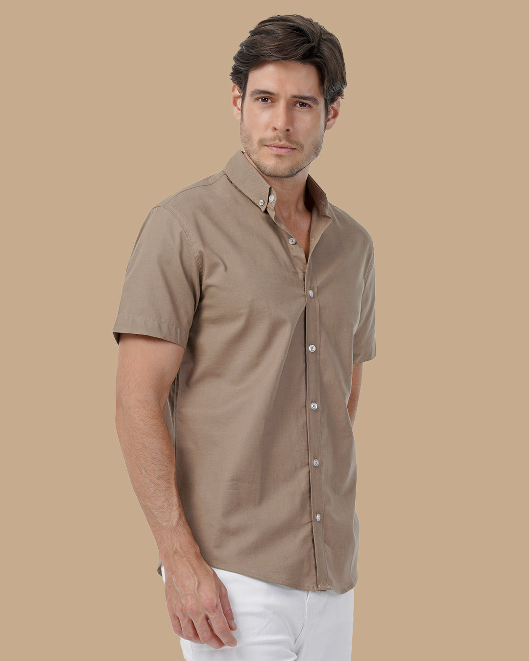 Brown Linen shirt