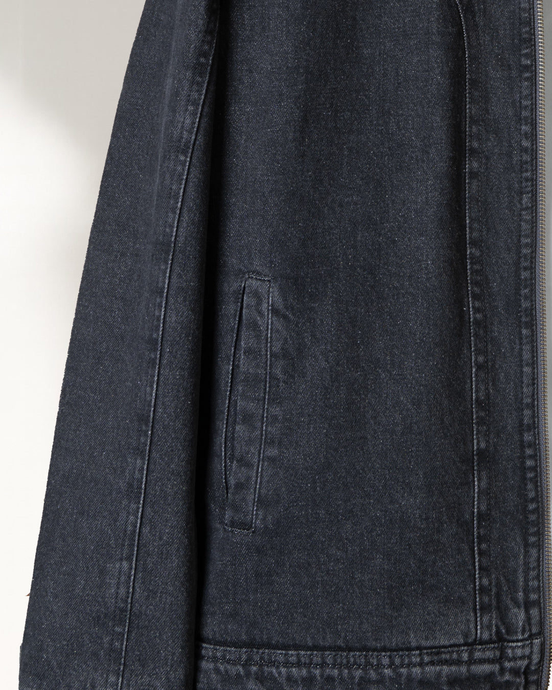 Black Lined Denim Jacket