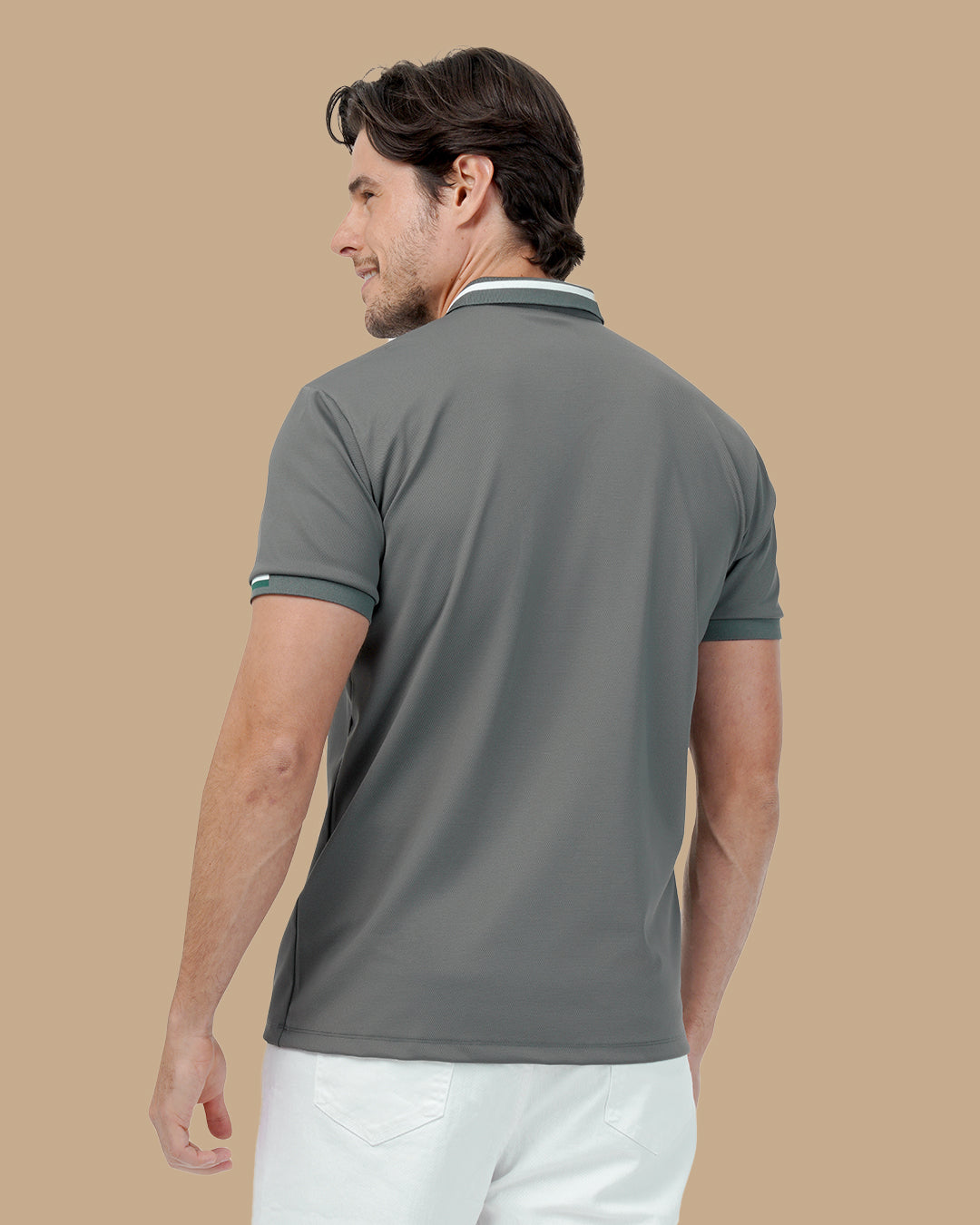 Oil Cotton Polo Shirt
