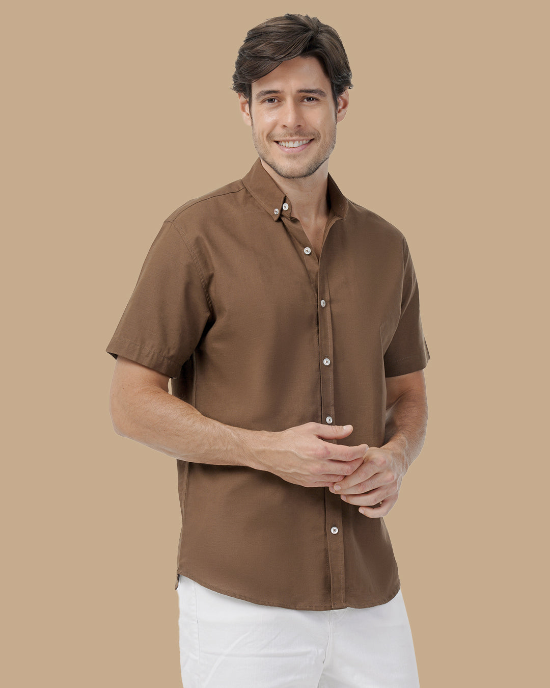 Dark Brown Linen shirt