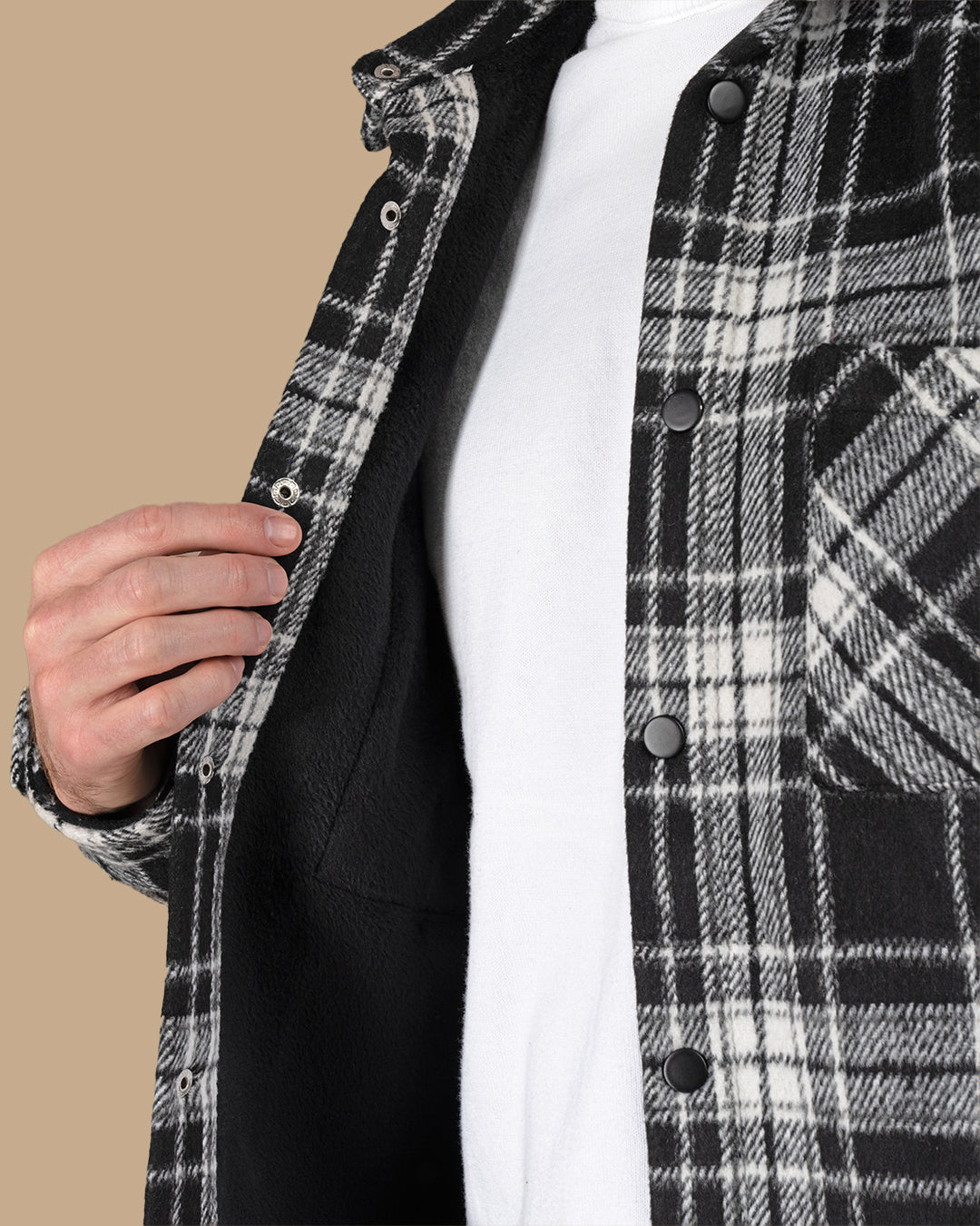 Black Flannel checkered winter shirt