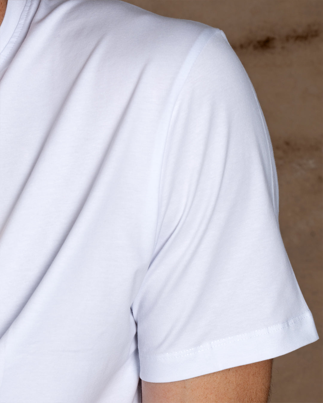 White printed Cotton T-shirt