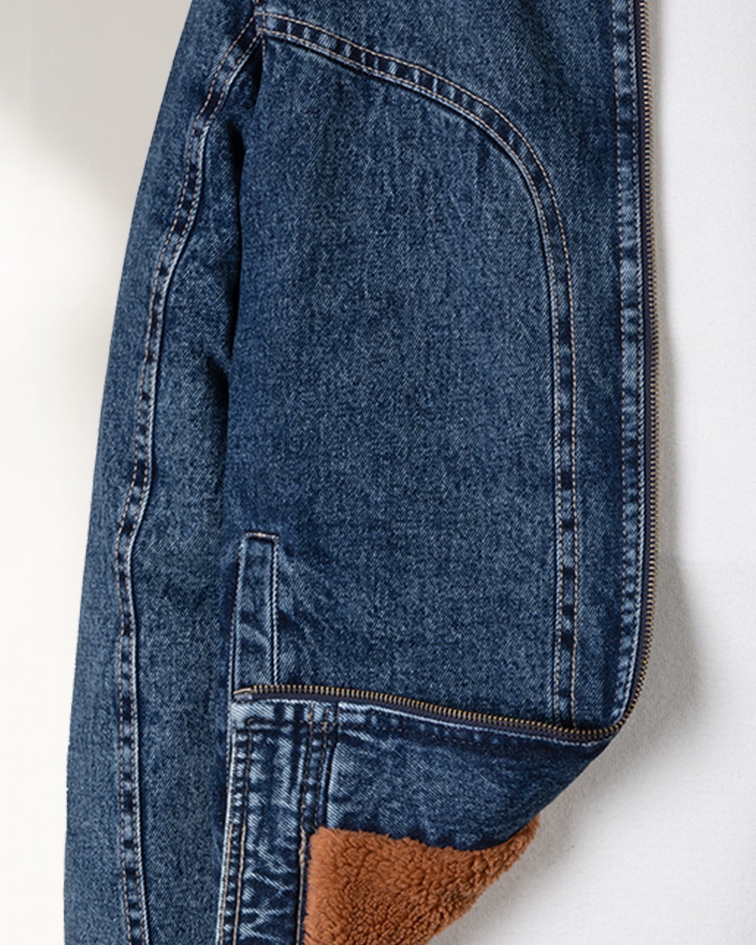 Navy Lined Denim Jacket