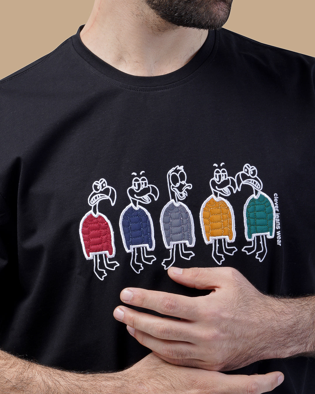 Black Cotton T-shirt
