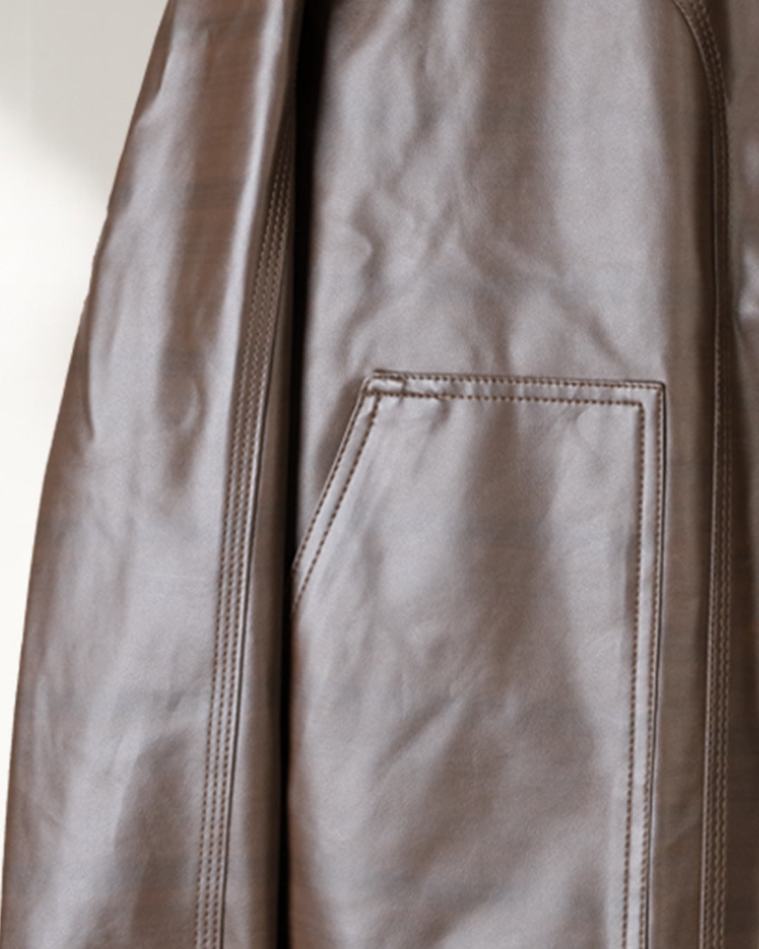 Chocolate Brown Classic Leather Jacket