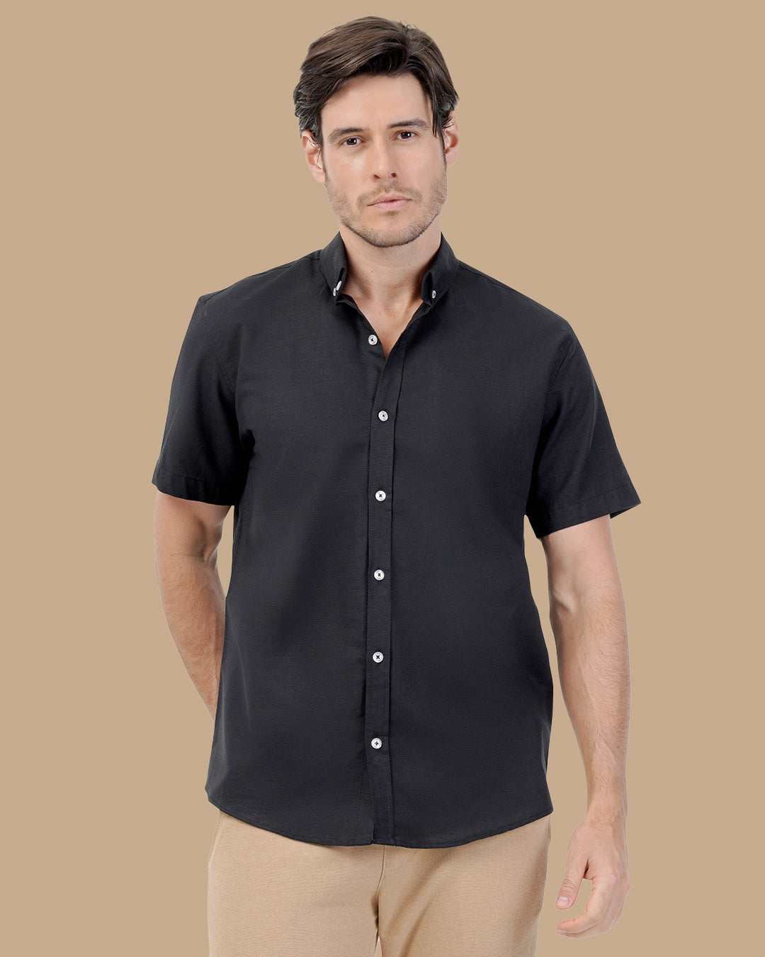Black Linen shirt