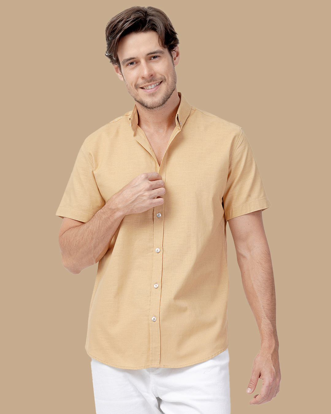 Beige Linen shirt