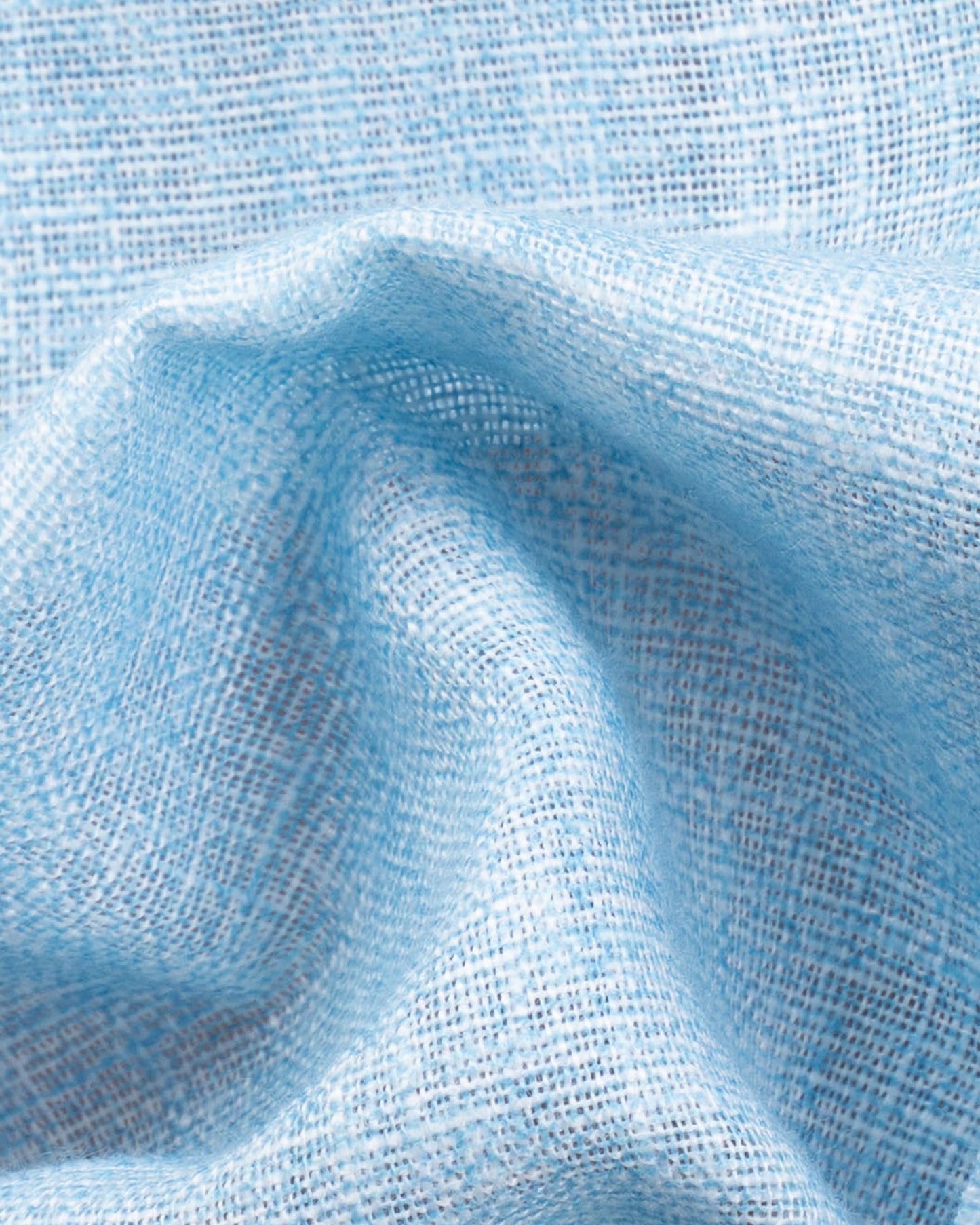 Baby Blue Linen Plain Shirt