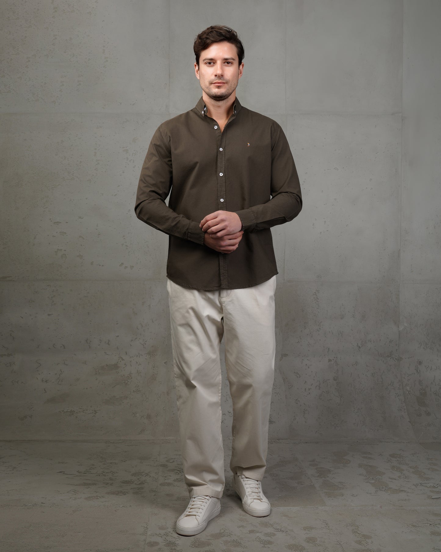 Oil Oxford Cotton Shirt