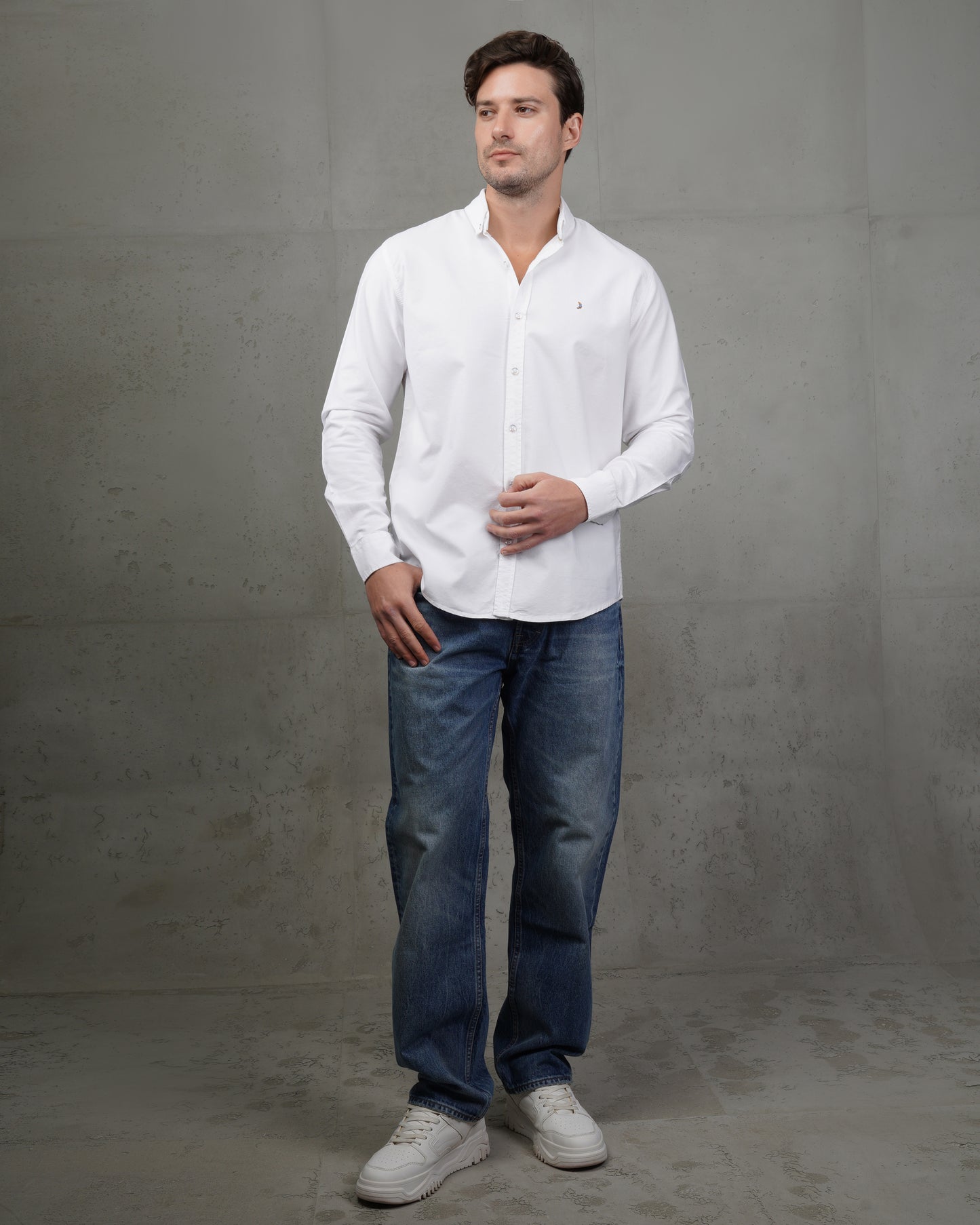 White Oxford Cotton Shirt
