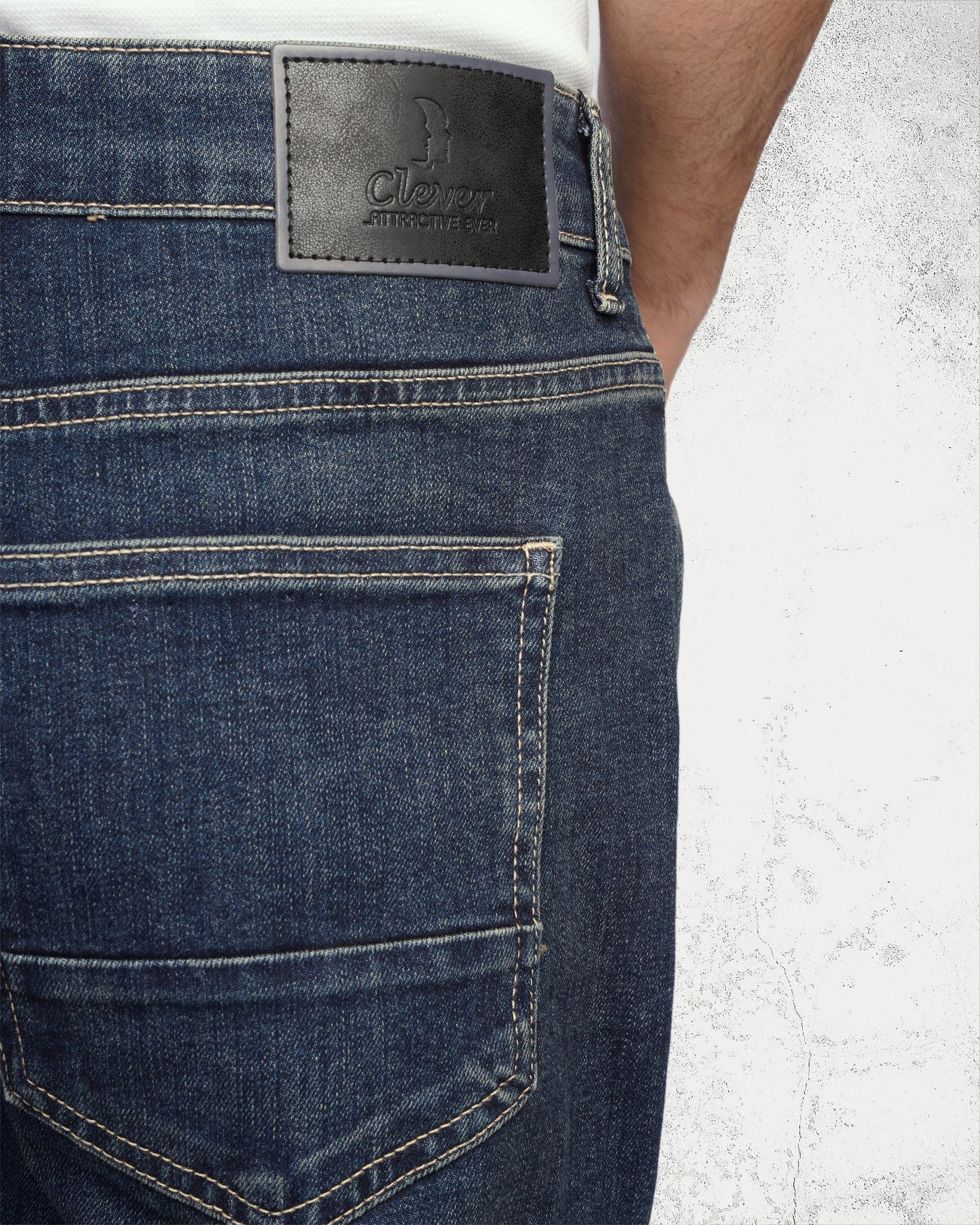 Blue Black Denim Jeans