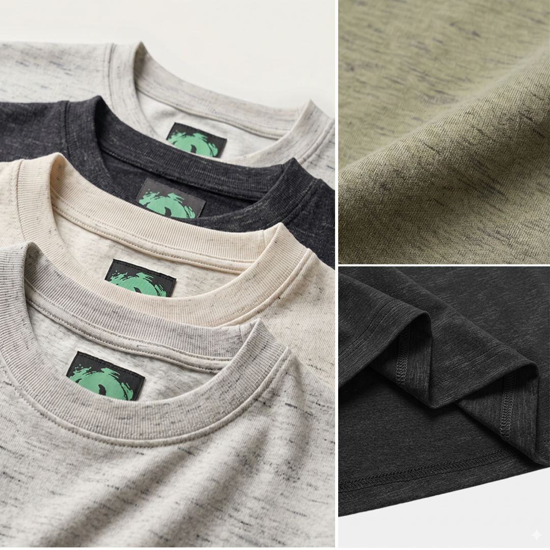 Off-White Over Size Textured Cotton T-Shirt