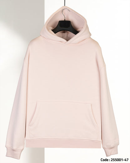 Light-Rose Basic Cotton Hoodie
