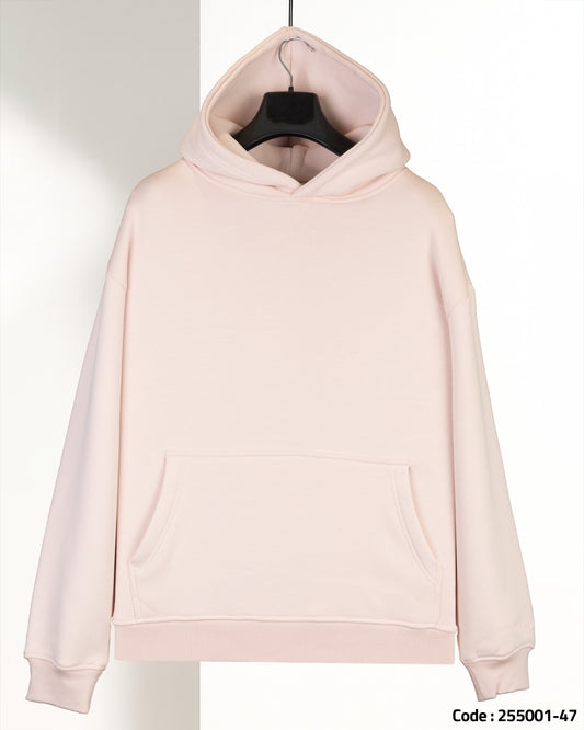 Light-Rose Basic Cotton Hoodie