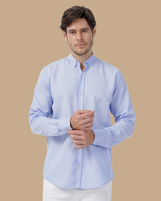 Baby Blue Cotton shirt