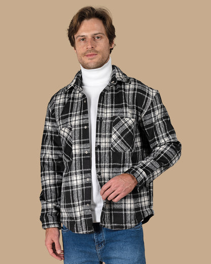 Black Flannel checkered winter shirt