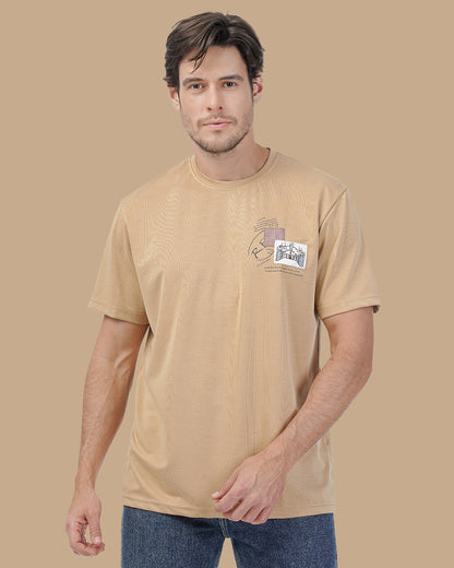 Camel Cotton T-shirt