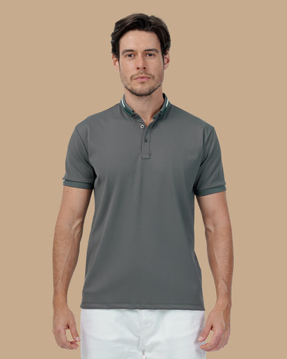 Oil Cotton Polo Shirt