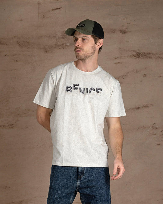 White Quarry  printed Cotton T-shirt