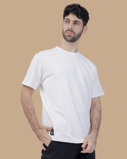 White Cotton T-shirt