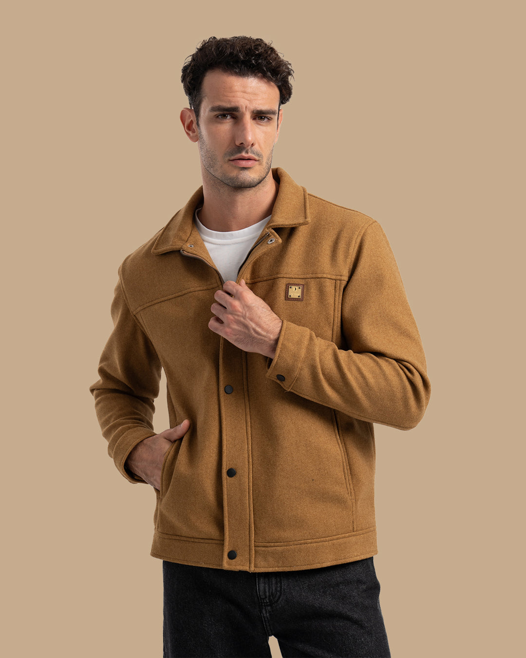 Camel Wool Jacket