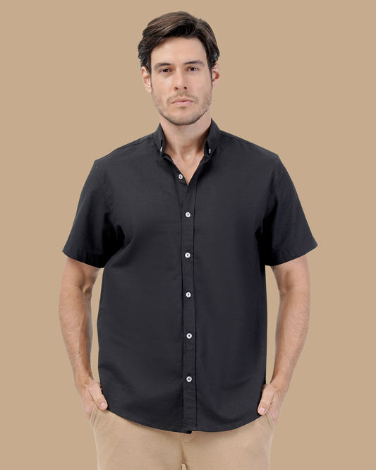Black Linen shirt