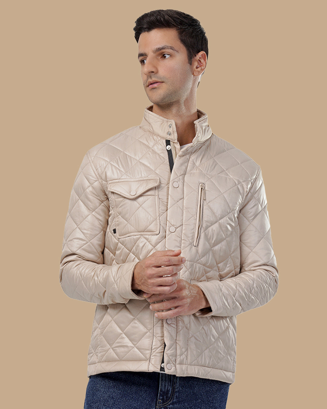 Beige Waterproof Jacket