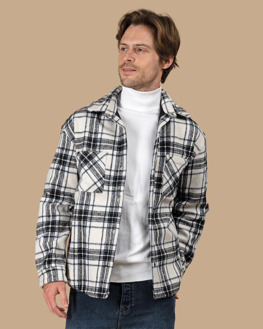 White Flannel checkered winter shirt