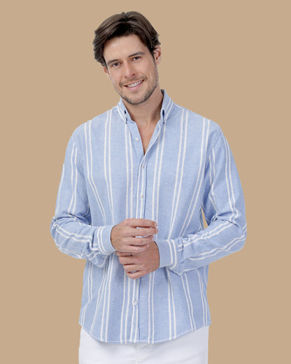 Baby Blue Cotton shirt