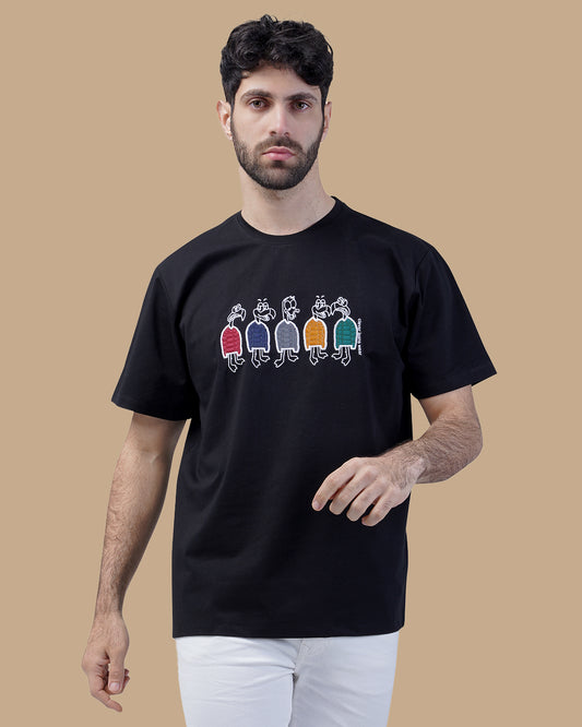 Black Cotton T-shirt