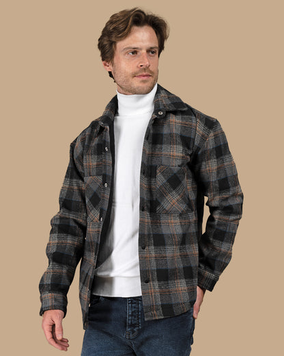 Black Flannel checkered winter shirt
