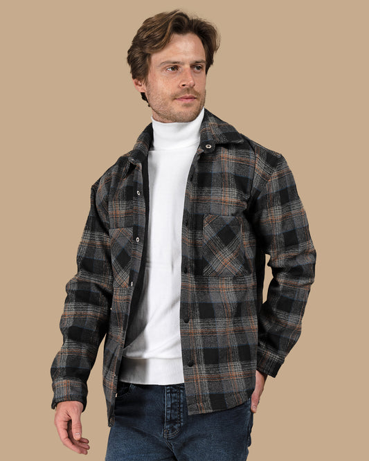 Black Flannel checkered winter shirt