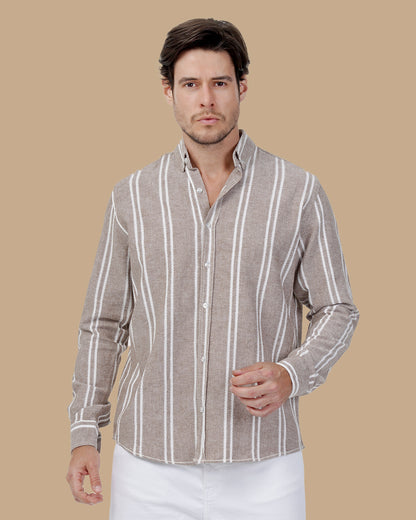 Light Brown Cotton shirt