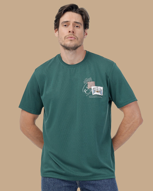 Royal Green Cotton T-shirt