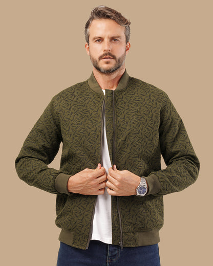 Oil Fur-Lined Wool Jacket