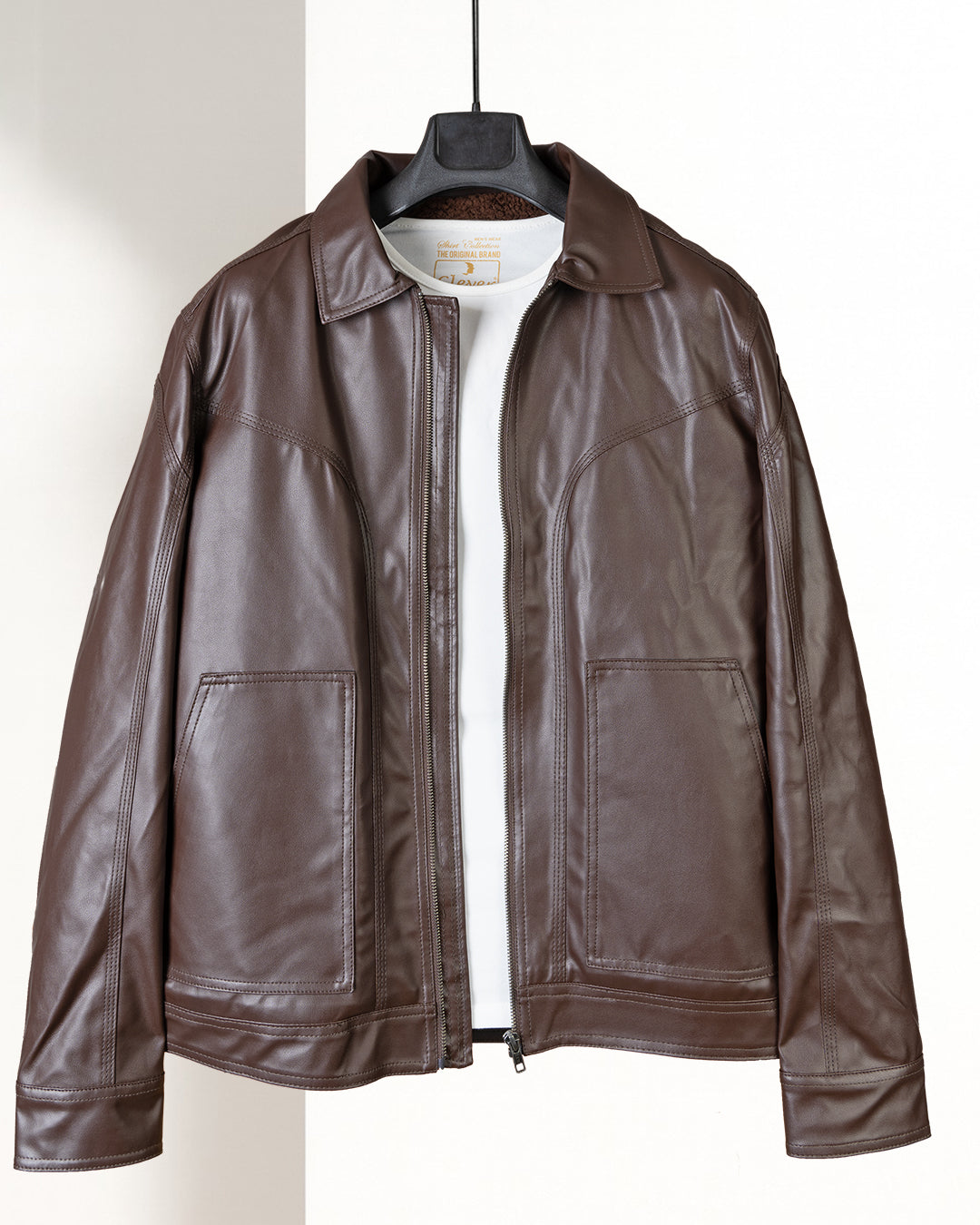 Brown Classic Leather Jacket