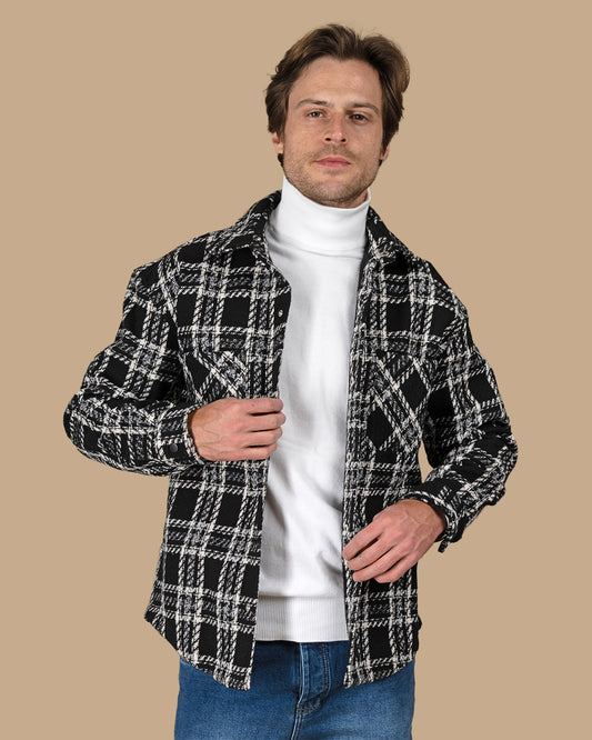 Black Flannel checkered winter shirt