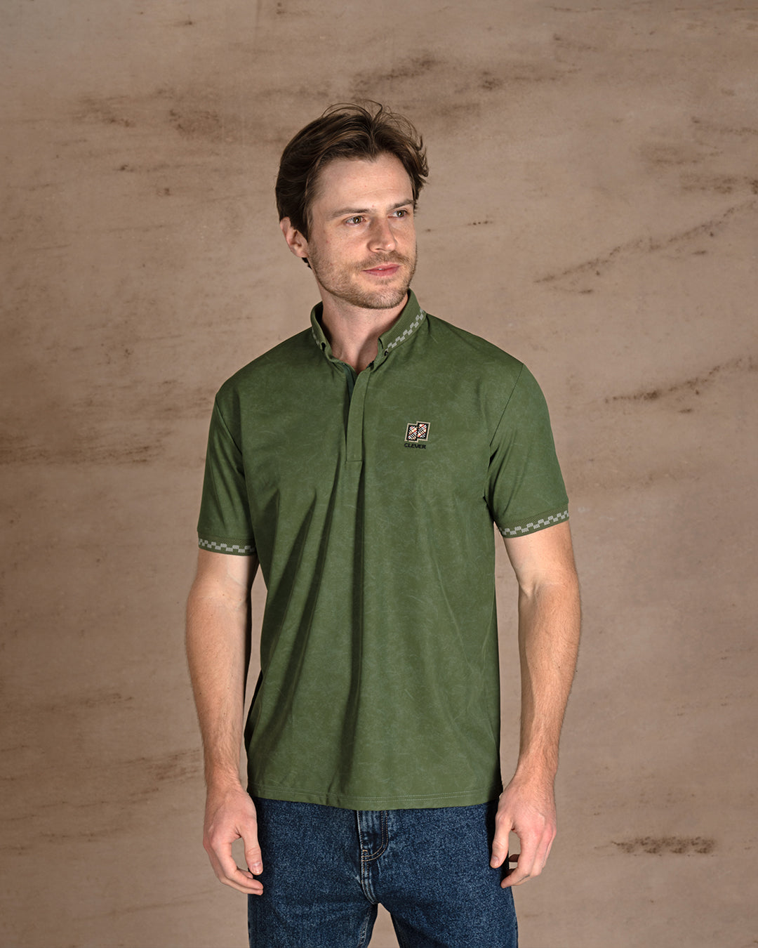 Oil Turkish cotton Polo Shirt Short sleeves
