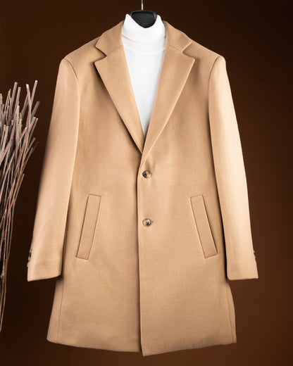 Camel Classic Wool Long Coat