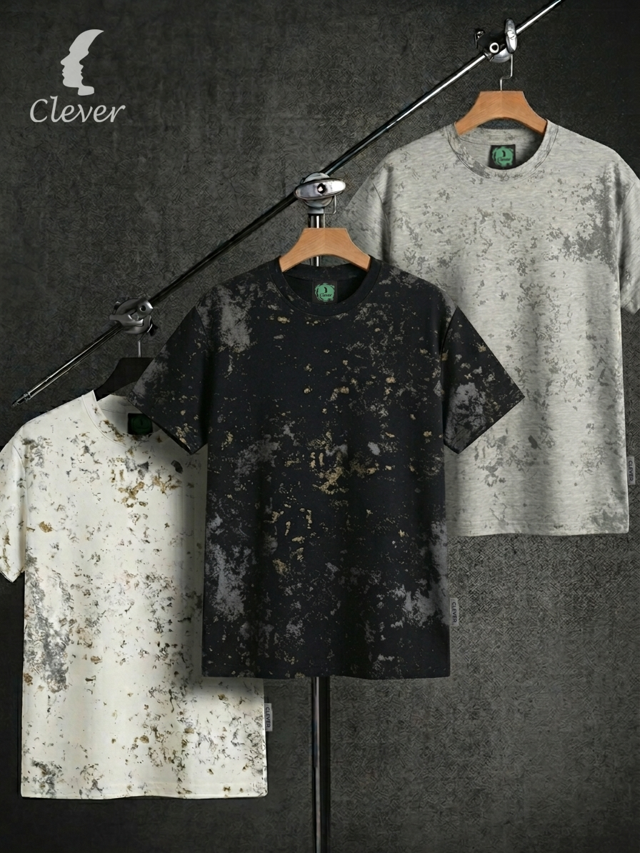 Off-White Printed Round Cotton T-Shirt
