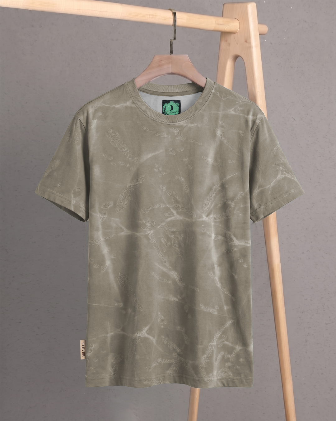 Camel Over Size Cotton T-Shirt