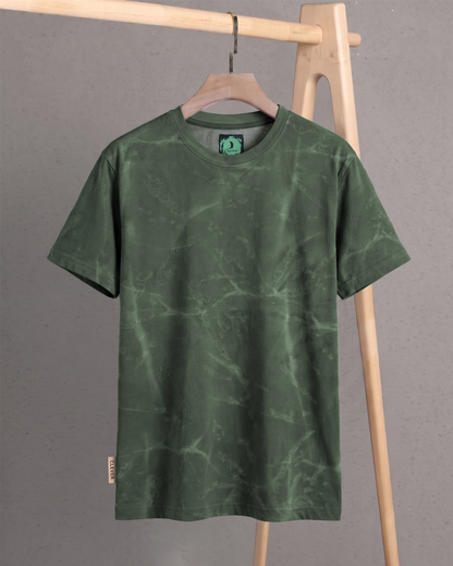 Oil Over Size Cotton T-Shirt