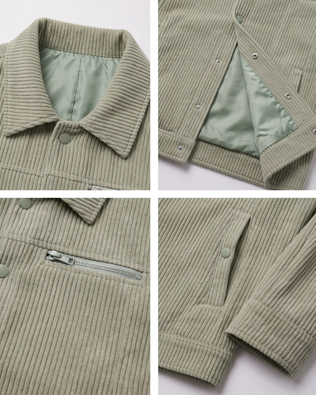 Classic Corduroy Jacket -Mint